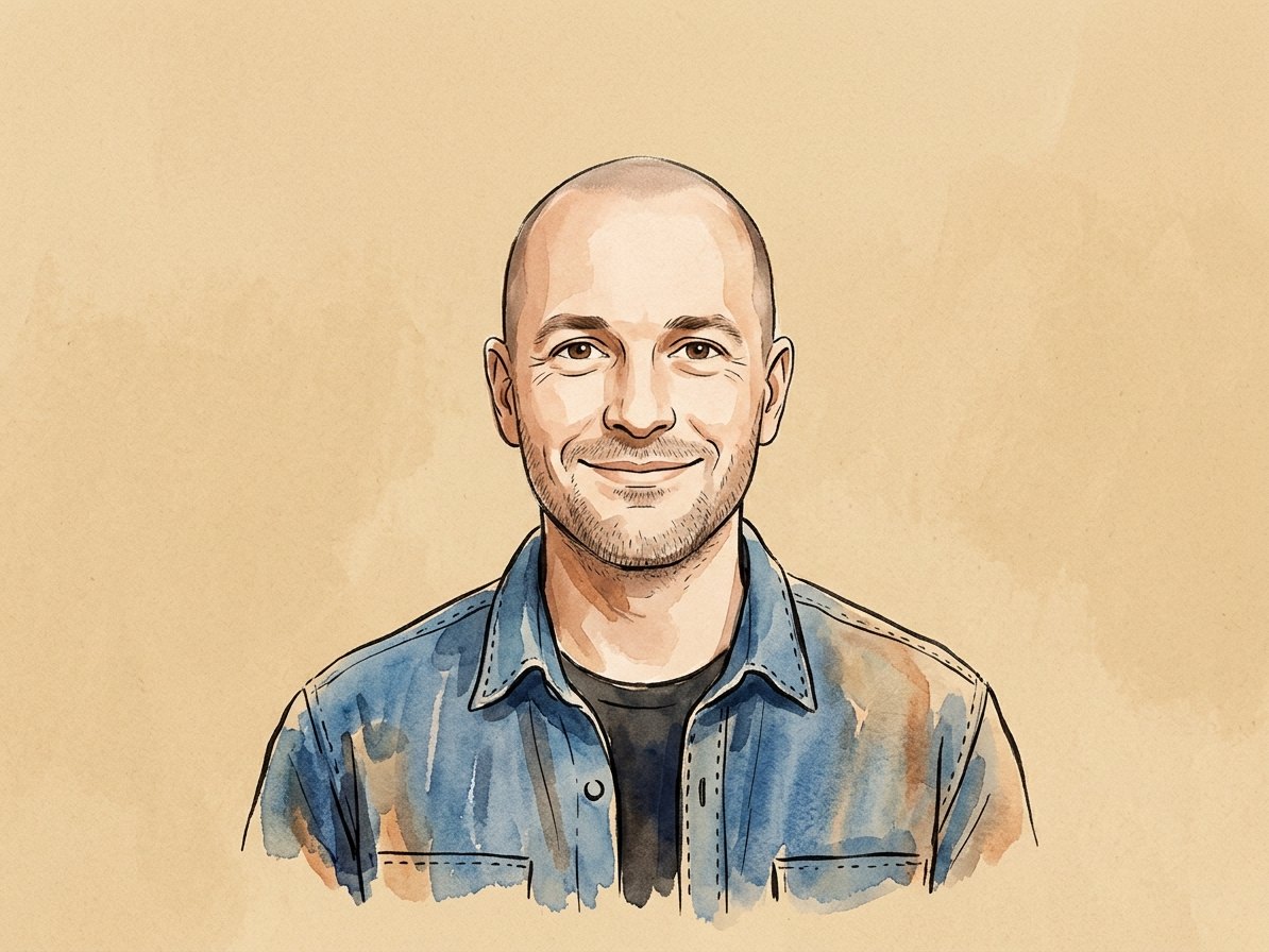Portrait illustré de Éric Beaumont