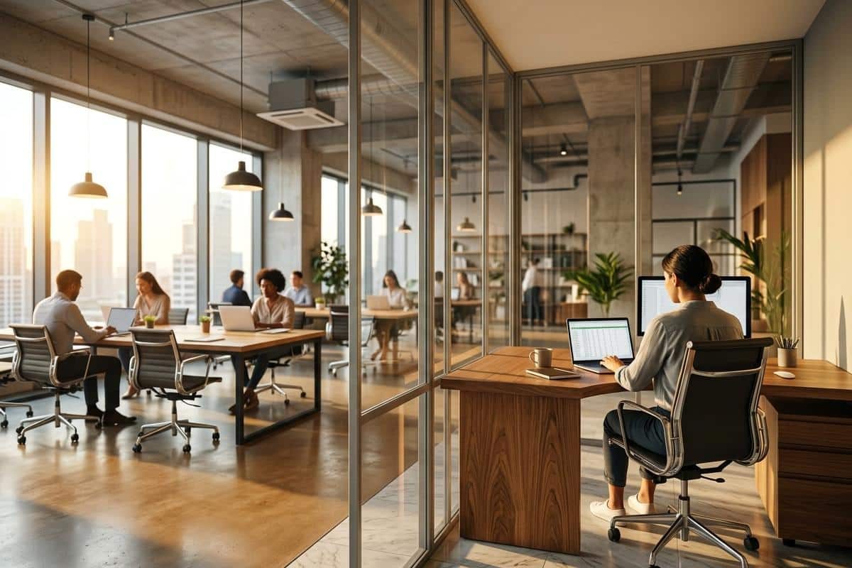 Quelle différence entre bureau fermé et open space en coworking ?