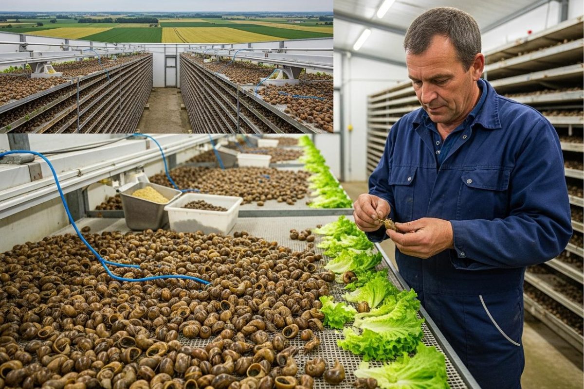 peut on vivre d'un elevage d'escargot​